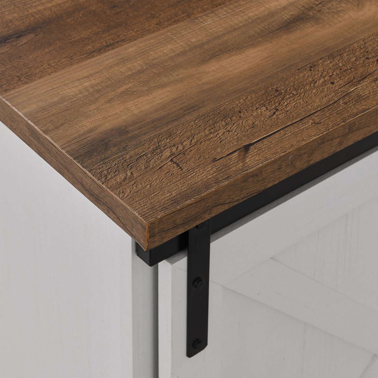 Farmhouse Sliding X Barn Door TV Stand by Walker Edison | Bel Furniture