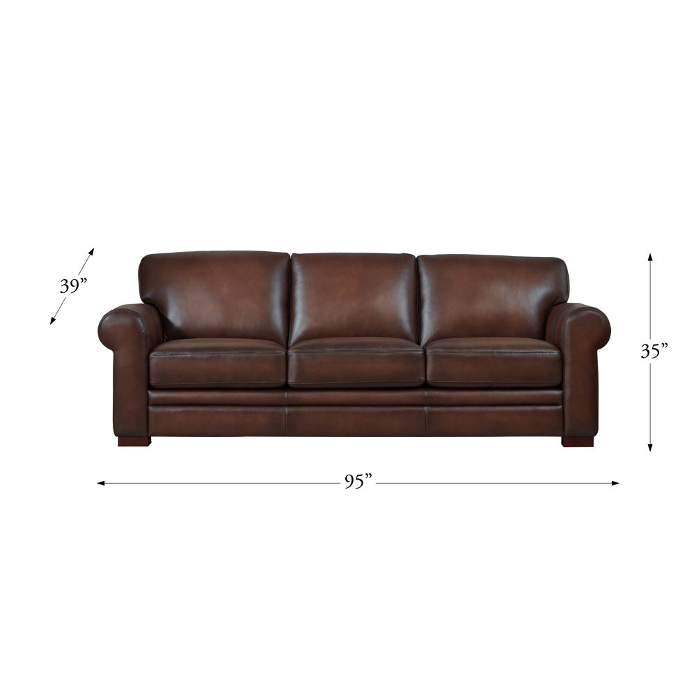Brookfield - Leather Sofa by Hydeline Furniture | Bel Furniture