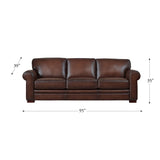 Brookfield - Leather Sofa by Hydeline Furniture | Bel Furniture