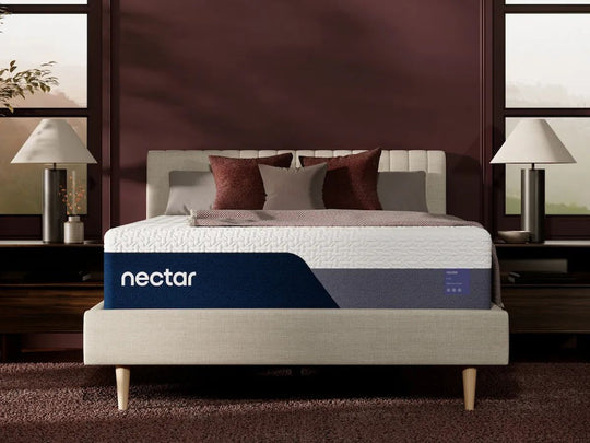 Nectar Luxe Memory Foam 5.1 - Mattress White by Nectar | Bel Furniture
