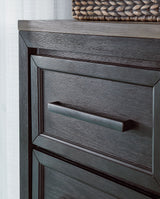 Foyland - Black / Brown - Door Chest by Signature Design by Ashley® | Bel Furniture