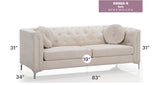 Pompano - Elegant Contemporary Sofa
