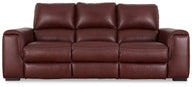 Alessandro - Power Reclining Sofa Dark Red by Signature Design by Ashley® | Bel Furniture