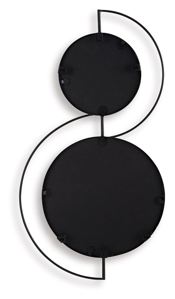 Shayham - Black - Accent Mirror by Signature Design by Ashley® | Bel Furniture