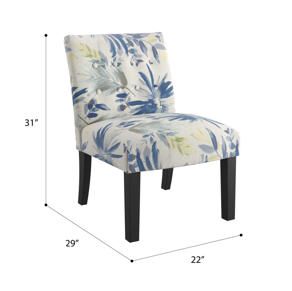 Verma - Floral Accent Chair