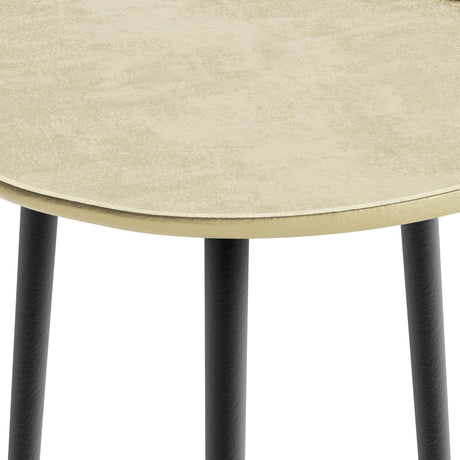 Tanner - Metal Side Table - Gold by Simpli-Home | Bel Furniture