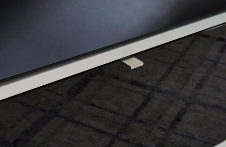 Gardoni - White / Black - Rectangular Cocktail Table by Signature Design by Ashley® | Bel Furniture