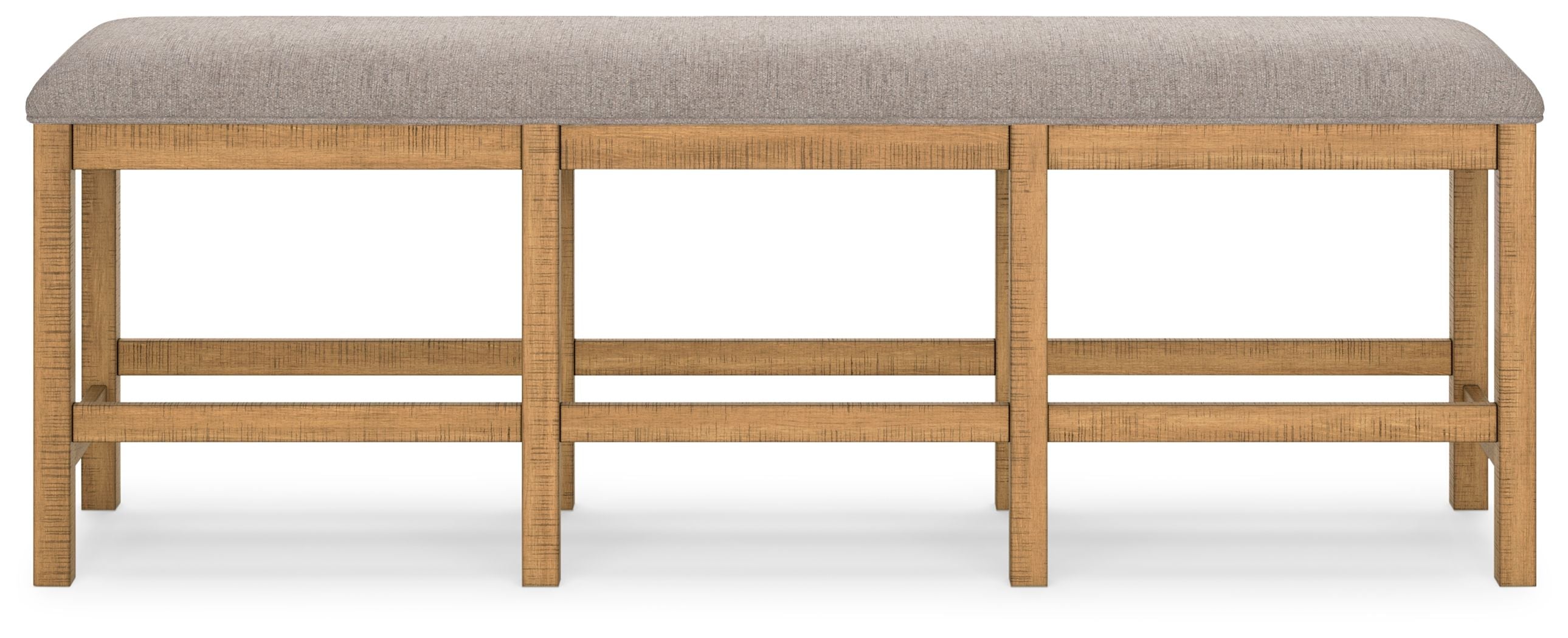 Havonplane - Brown - XL Counter Height Upholstered Dining Bench