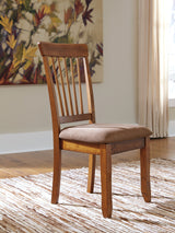 Berringer - Rustic Brown - Dining UPH Side Chair (Set of 2) by Ashley® | Bel Furniture