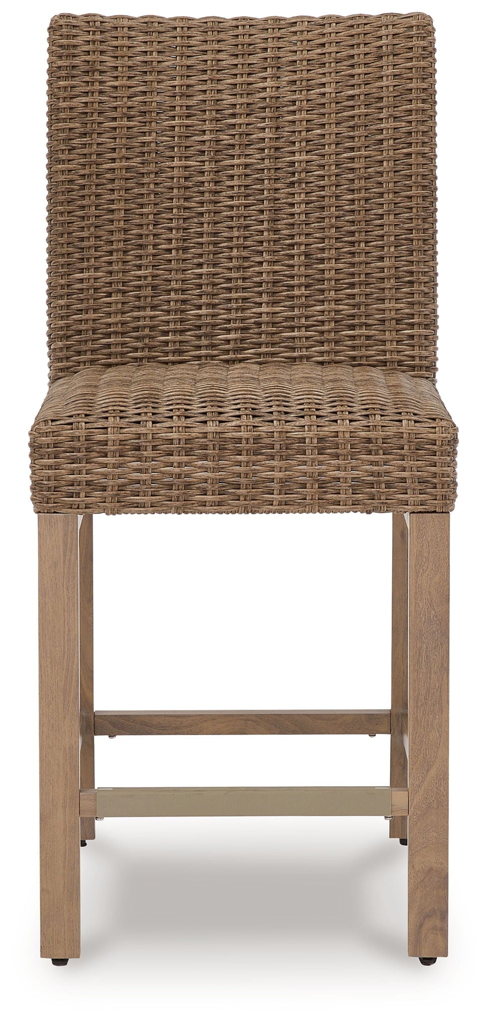 Walton Bridge - Driftwood - 5 Pc. - Square Dining Table W/Fire Pit, 4 Barstools
