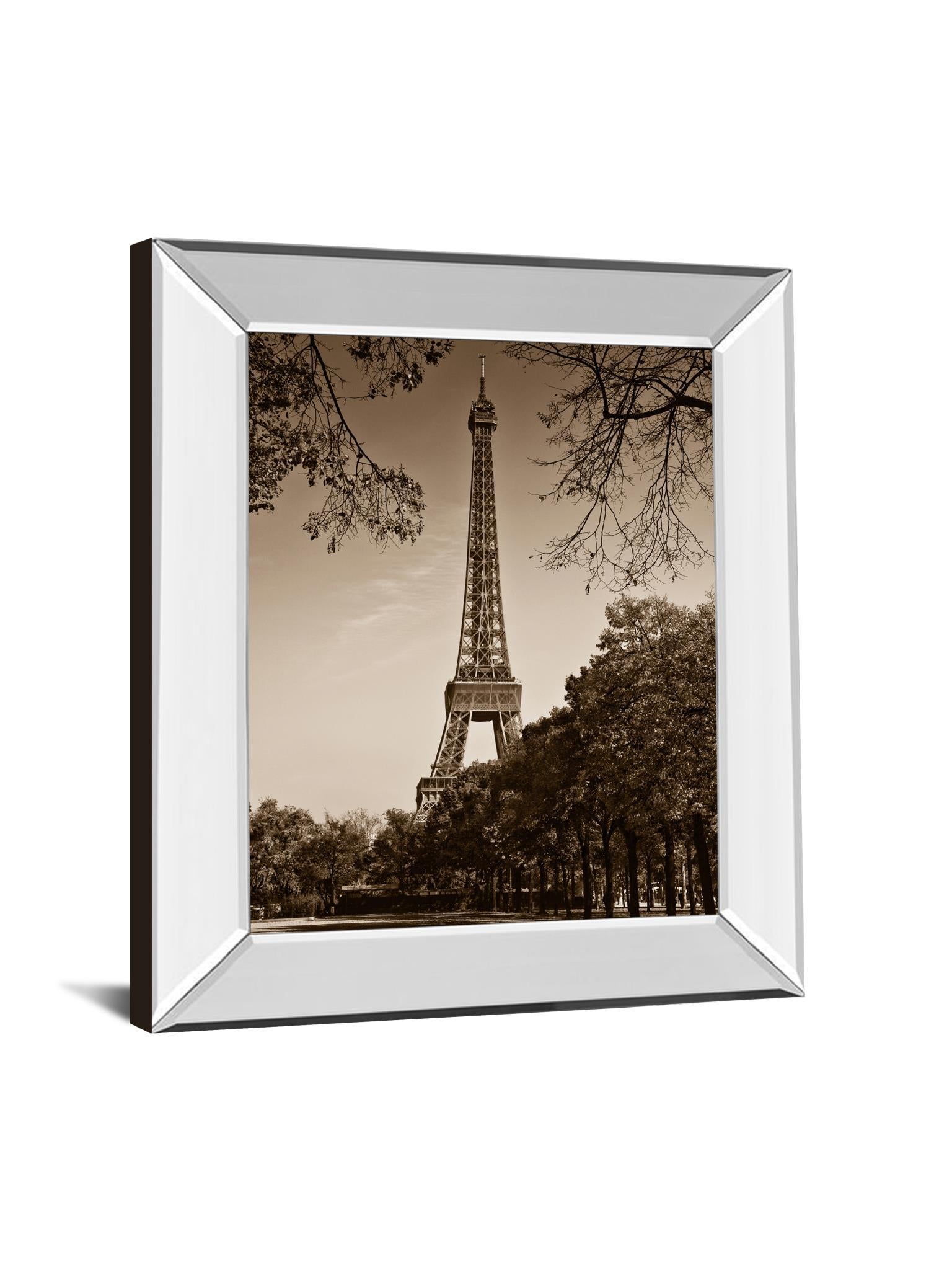 An Afternoon Stroll-pari By Maihara - Mirrored Frame Real Glass - Black