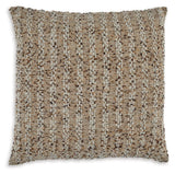 Vorlane Pillow (Set of 4) Tan and Brown and White