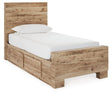 Hyanna - Storage Bed Beige Twin by Signature Design by Ashley® | Bel Furniture