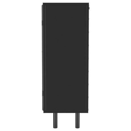 Dalia - 2 Door Accent Storage Cabinet With Shelving - Black by Coaster Fine Furniture | Bel Furniture