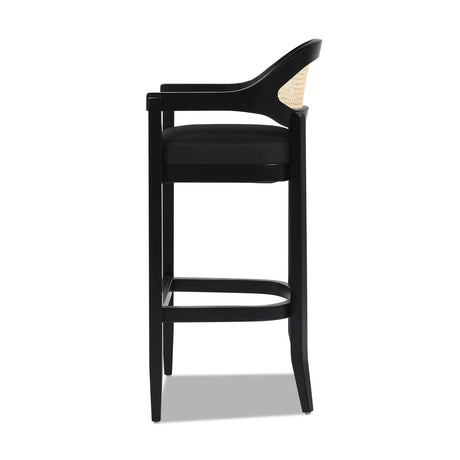 Americana - Mid-Century Modern Cane Back Counter Stool - view 17