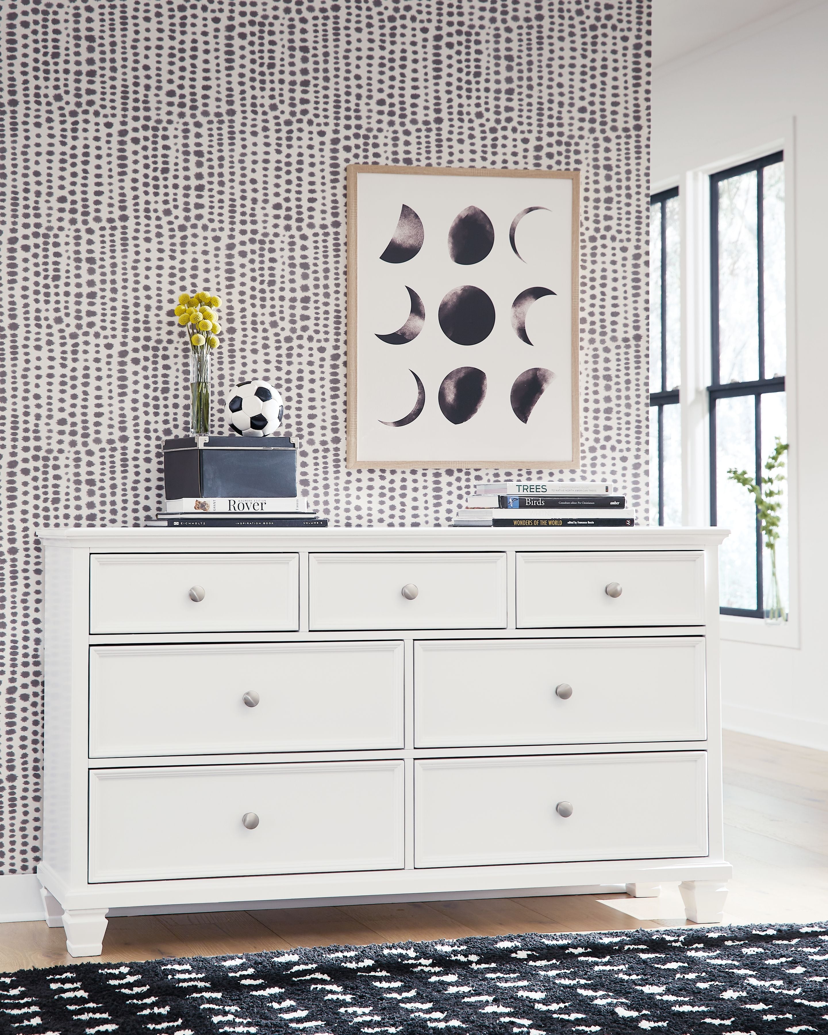 Fortman - White - Dresser by Signature Design by Ashle | BEL Furniture