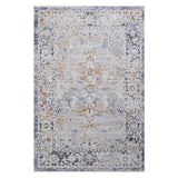 Payas - 5' X 7' Traditional Area Rug - Ivory / Gray
