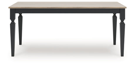 Brenkerton - Rectangular Dining Room Table - Grayish Brown / Black