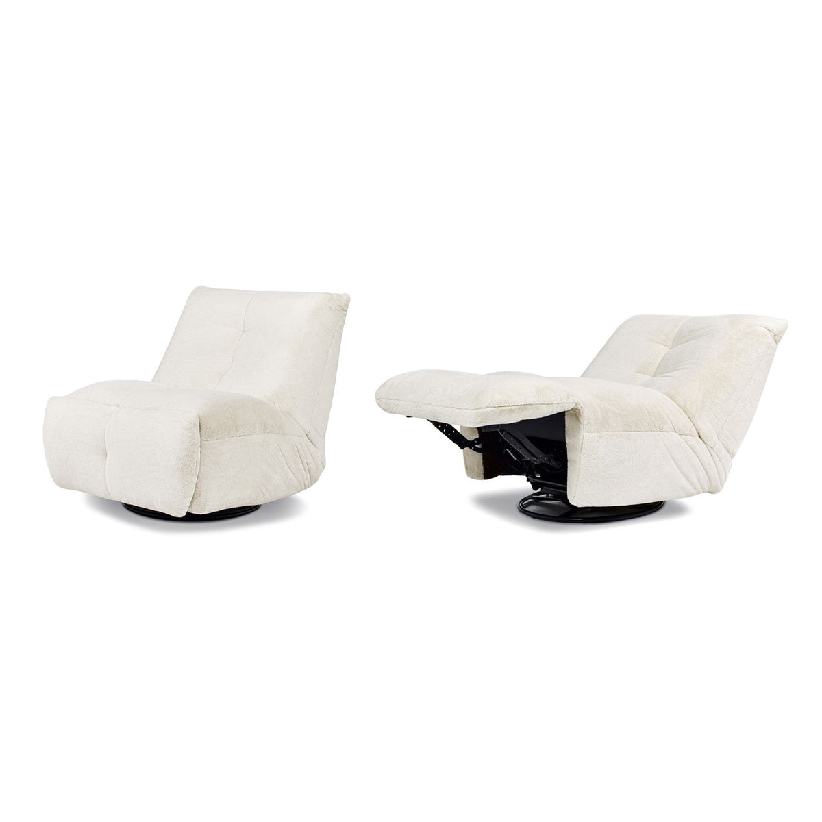 Rearden - Swivel Glider Manual Recliner Gaming Lounge Chair by Jennifer Taylor Home | Bel Furniture