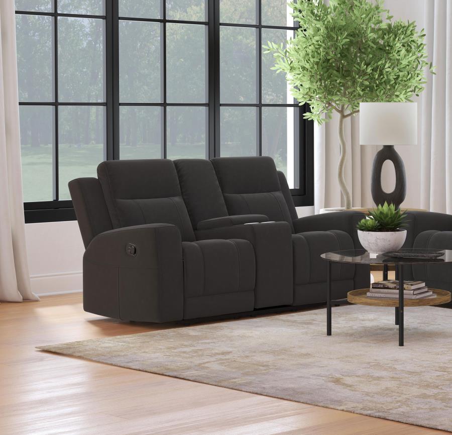Brentwood - Upholstered Motion Reclining Loveseat by Coaster Fine Furniture | Bel Furniture