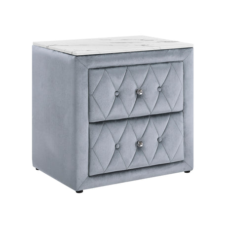 Annabelle - Nightstand Gray by Crown Mark | Bel Furniture