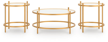 Pearlox - Occasional Table Set (Set of 3) - Gold