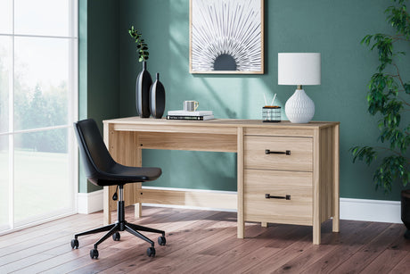 Battelle - Home Office Desk - Tan - view 3