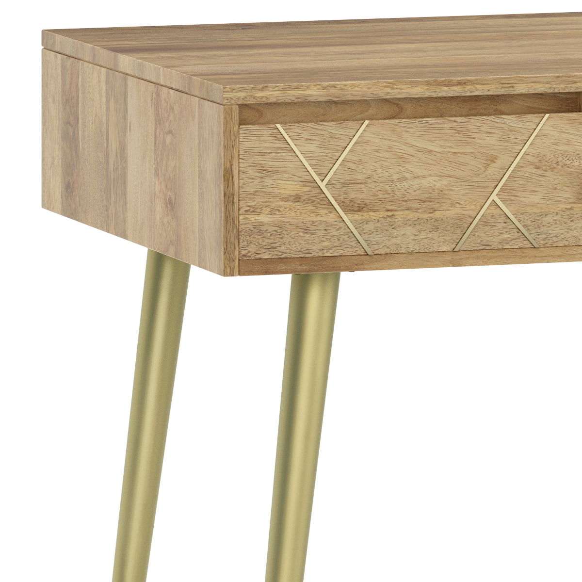 Jager - Desk - Natural by Simpli-Home | Bel Furniture