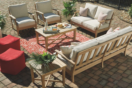 Clare View - Beige - Sofa with Cushion by Signature Design by Ashley® | Bel Furniture