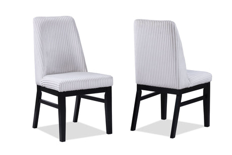 Hadley - Side Chair (Set of 2) White by Crown Mark | Bel Furniture