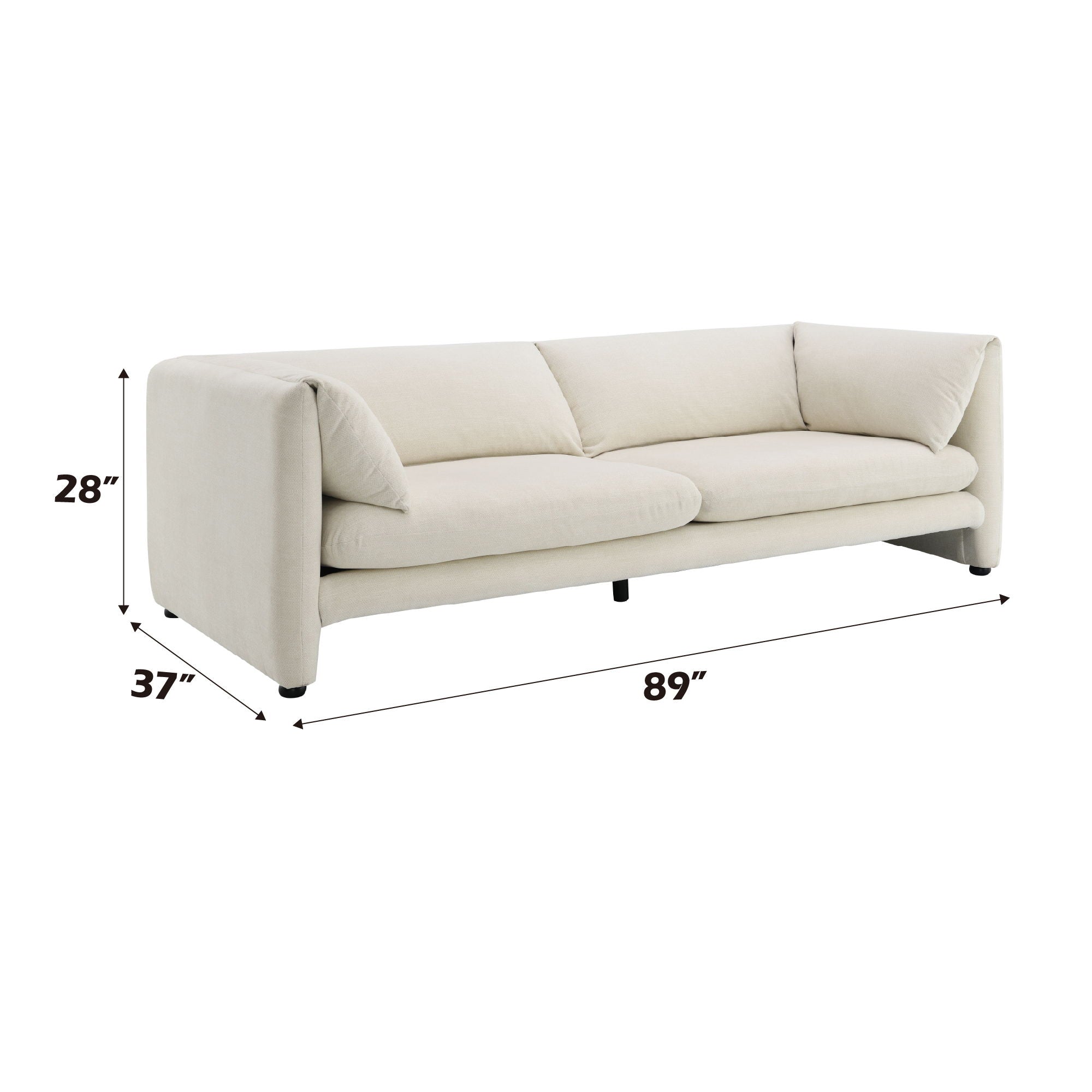 Jaeda - Boucle Sofa - Beige