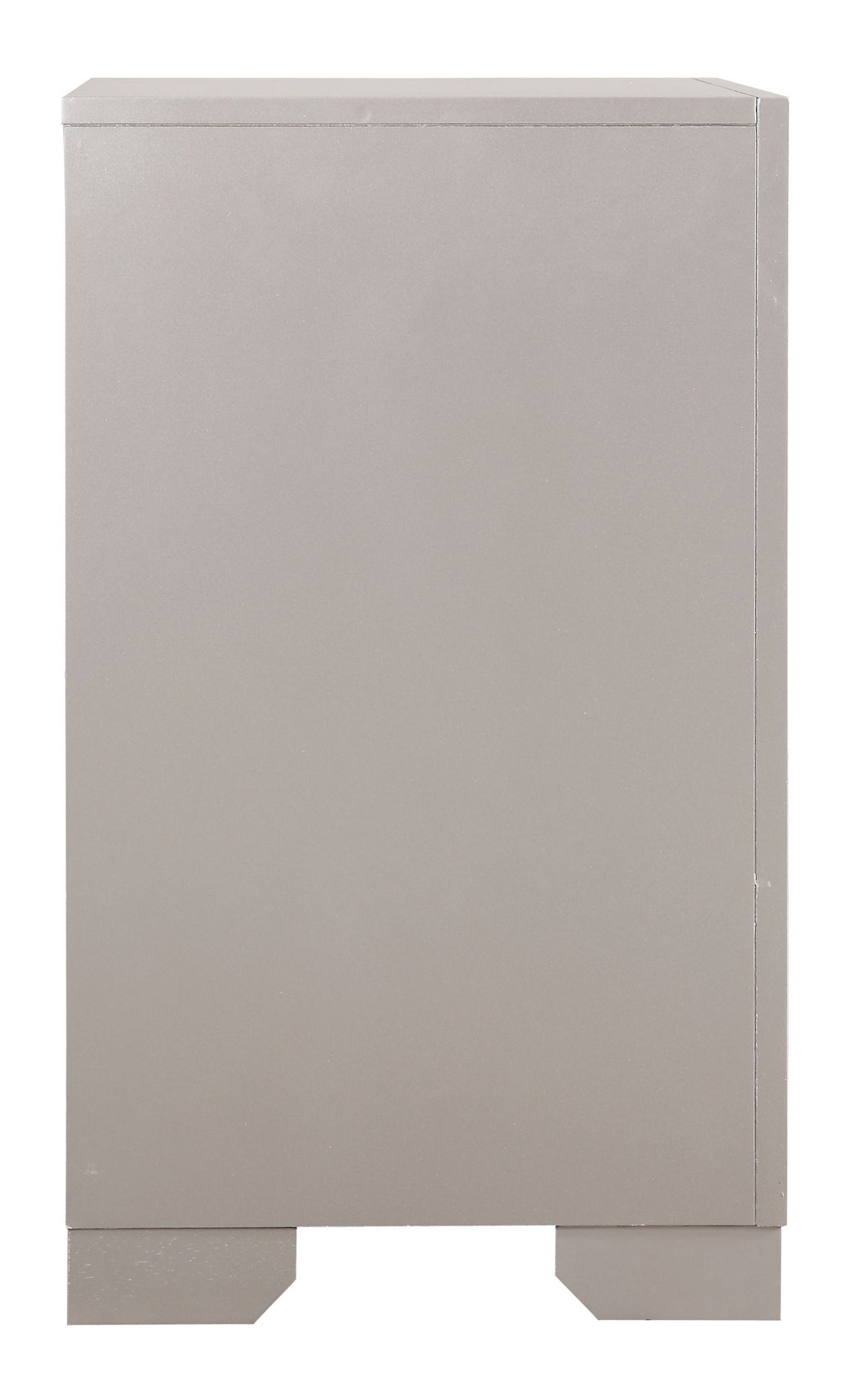 Alana - Nightstand - Silver Champagne by Glory Furniture | Bel Furniture