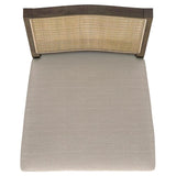 Matisse - Woven Rattan Back Dining Side Chair Brown (Set of 2) - Dark Brown by Coaster Fine Furniture | Bel Furniture