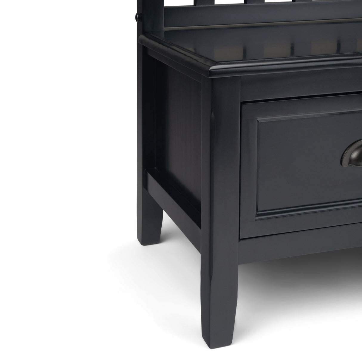 Burlington - Entryway Storage Bench With Drawers by Simpli-Home | Bel Furniture