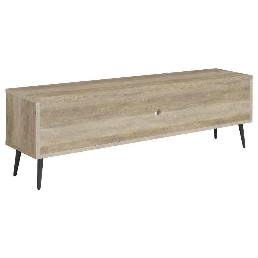 Allie - 2 Door Engineered Wood TV Stand - Distressed Pine