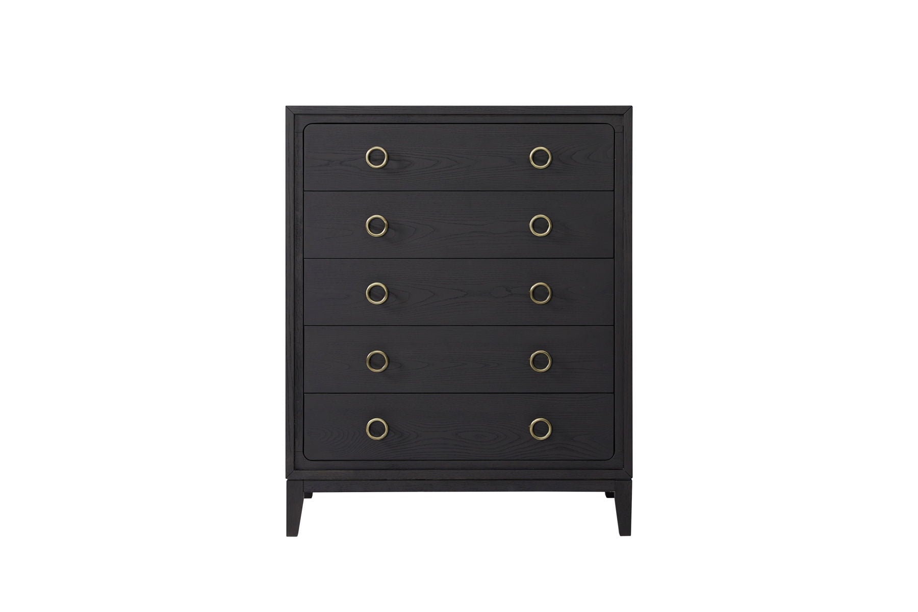 Peppercorn - 5 Drawer Chest - Black