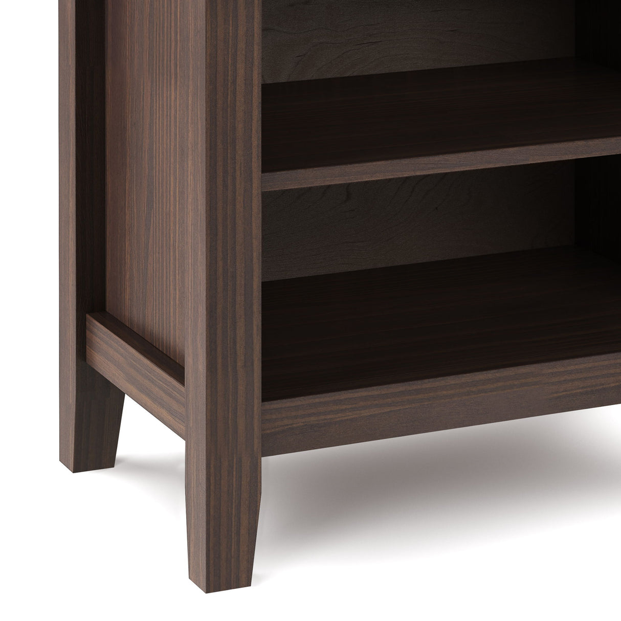 Artisan - Bedside Table - Warm Walnut Brown by Simpli-Home | Bel Furniture