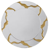 Dorinda - Round Kintsugi Style Wall Mirror - Gold by Coaster Fine Furniture | Bel Furniture