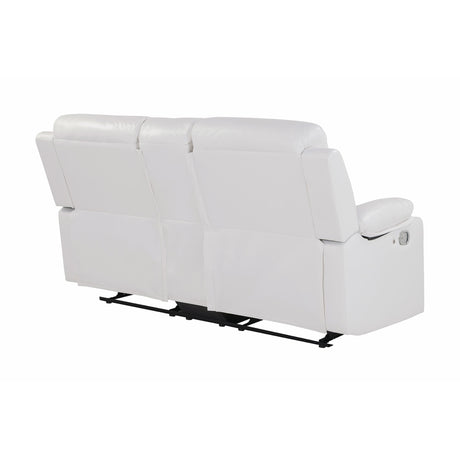 Blanche - Console Reclining Loveseat With LED Lights And Speakers - view 8