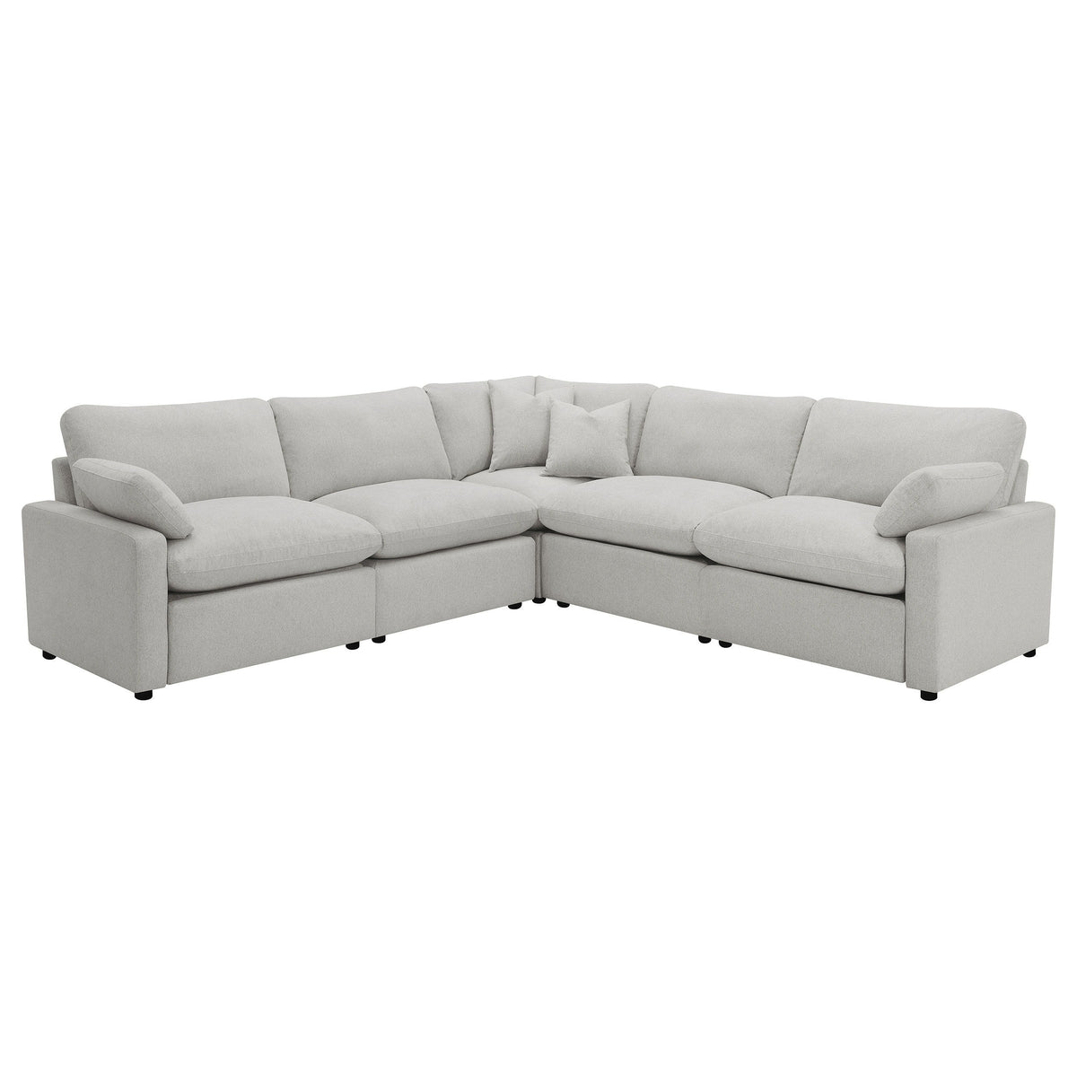 Collins - Modular Power Reclining Sectional Sofa Gray by Coaster Fine Furniture | Bel Furniture