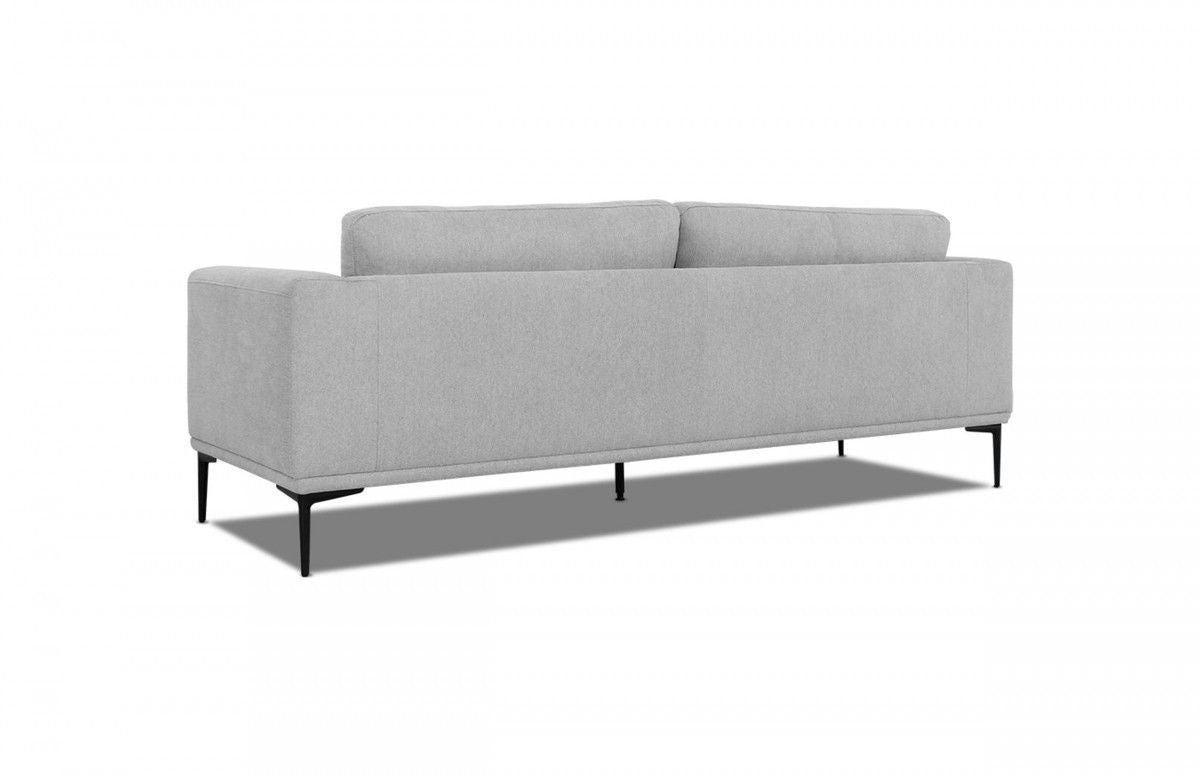 Black Legs Sofa - Light Gray