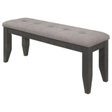Dalila - Tufted Upholstered Dining Bench by CoasterEveryday | Bel Furniture