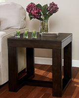 Watson - Dark Brown - Square End Table by Signature Design by Ashley® | Bel Furniture
