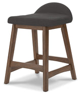 Lyncott - Upholstered Barstool (Set of 2) by Signature Design by Ashley® | Bel Furniture