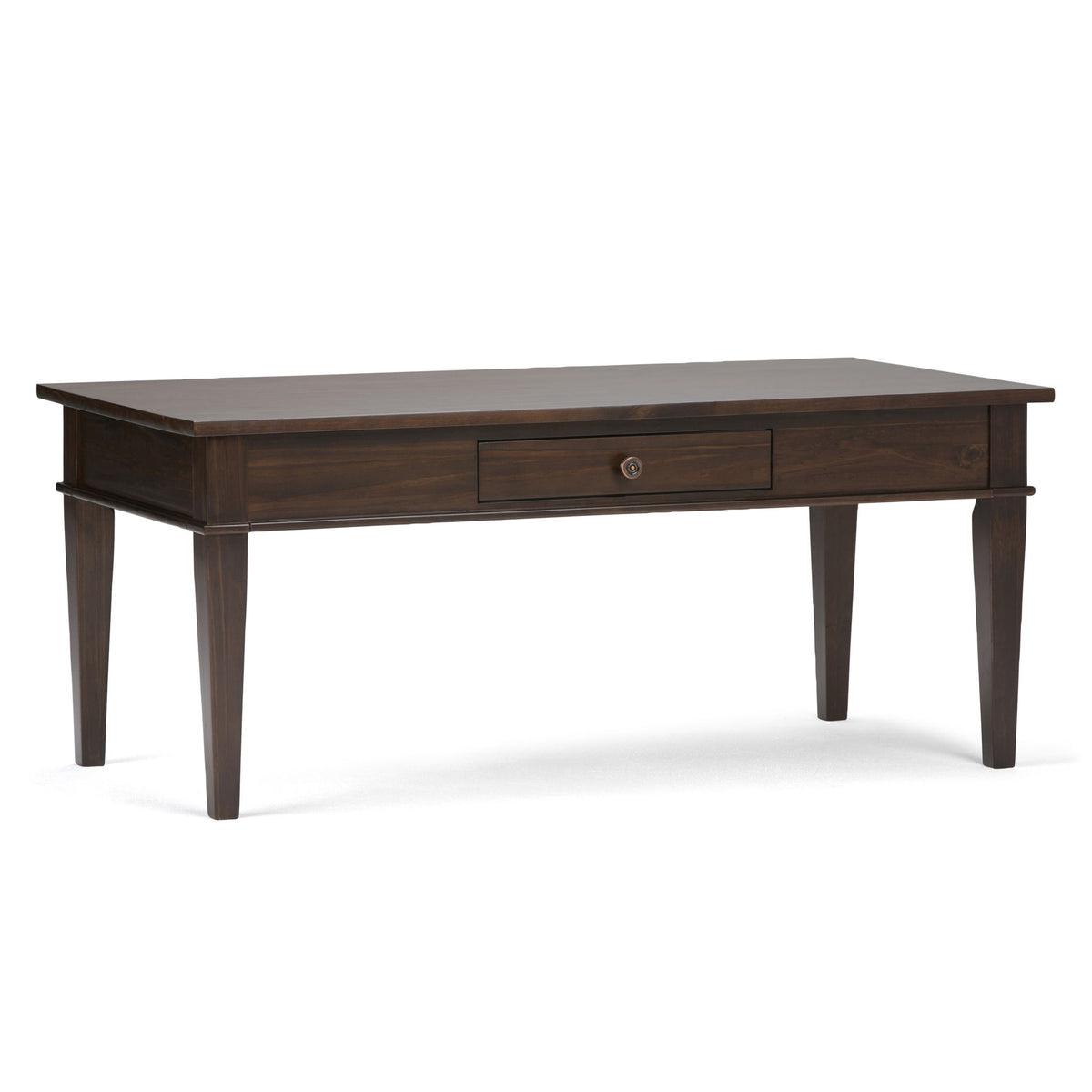 Carlton - Coffee Table - Dark Tobacco Brown by Simpli-Home | Bel Furniture