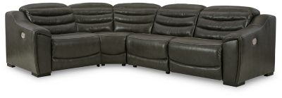 Center Line - Power Recliner Sectional Dark Gray 4 Pc. Power Reclining Sectional by Signature Design by Ashley® | Bel Furniture