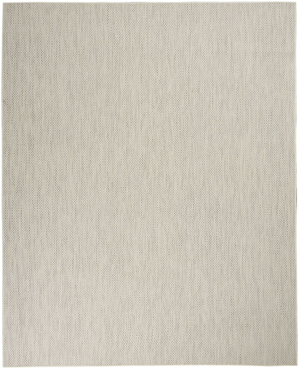 8' X 10' Geometric Power Loom Area Rug - Ivory