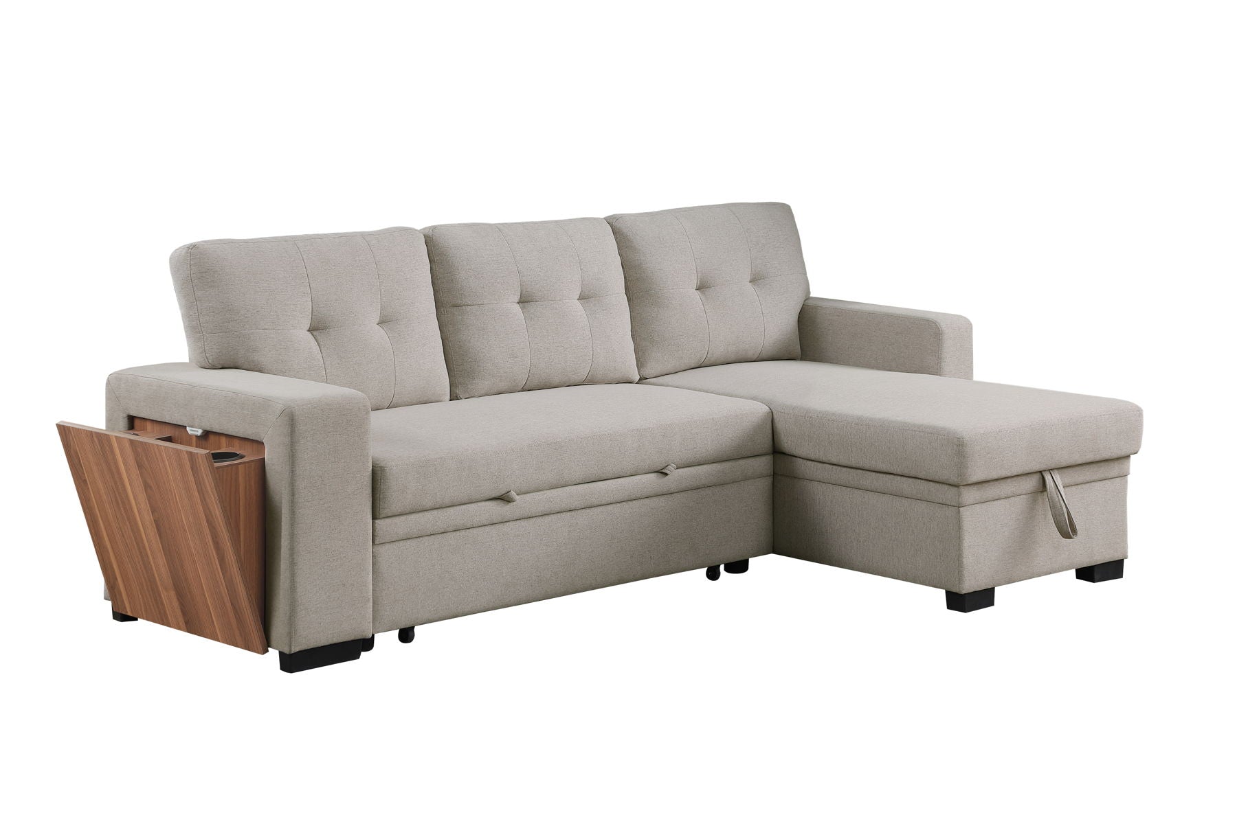 3 Piece Upholstered Sectional