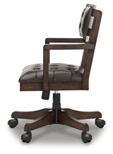 Breckington - Dark Brown - Home Office Desk Chair by Signature Design by Ashley® | Bel Furniture