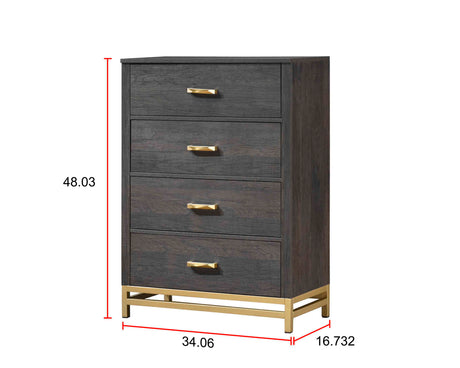Trevor - Chest - Brown by Crown Mark | Bel Furniture